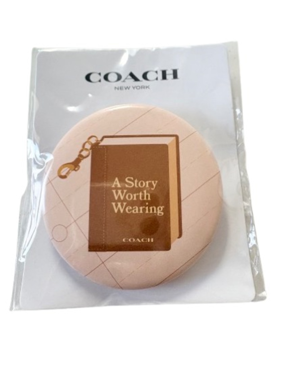 COACH “A STORY WORTH WEARING” Brooch Pin NIP